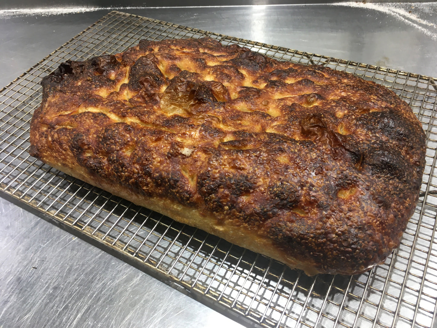 Sourdough focaccia